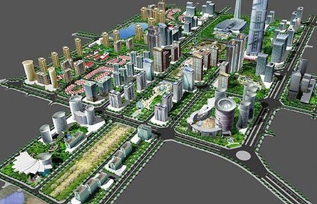 Dự án khu đô thị Tây Hồ Tây có số vốn đầu tư hơn 314 triệu USD, tổng diện tích là 207,66 ha.